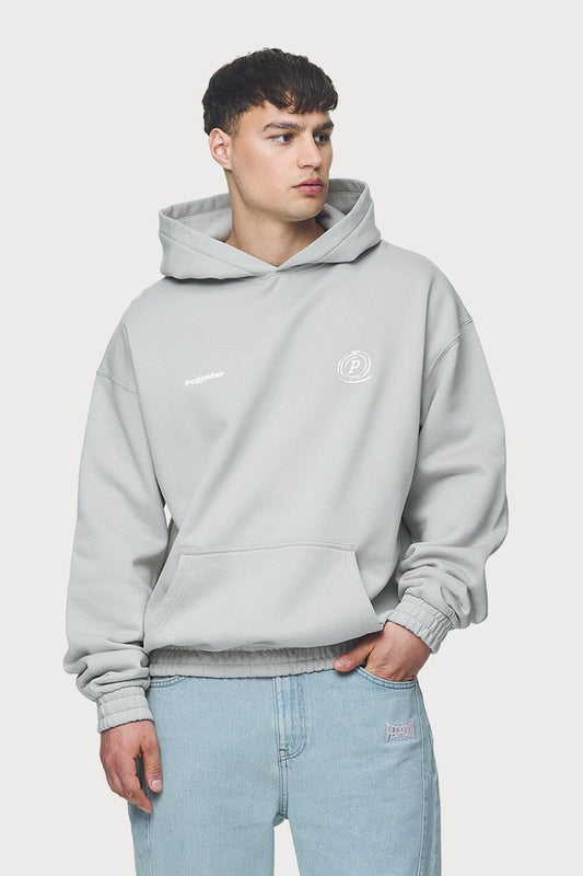 SWEAT A CAPUCHE GRIS CLAIR