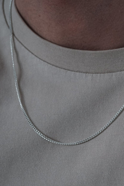 COLLIER EN ARGENT HOMME